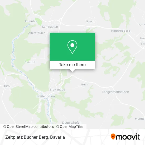 Карта Zeltplatz Bucher Berg