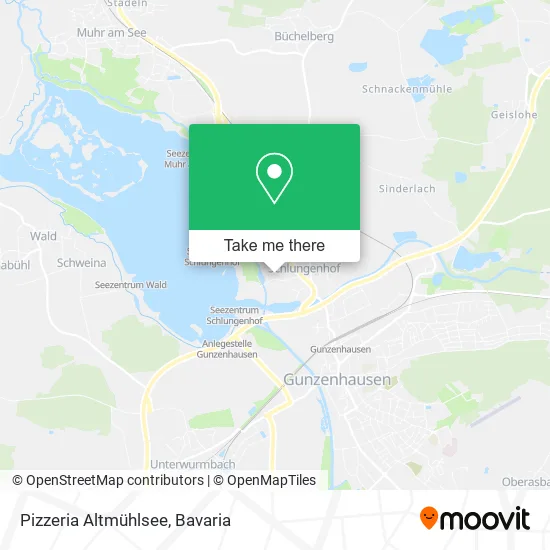 Карта Pizzeria Altmühlsee