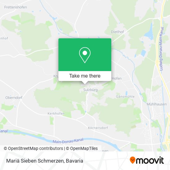 Mariä Sieben Schmerzen map