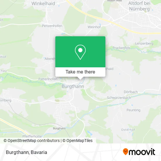 Карта Burgthann