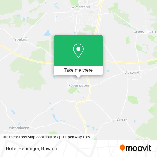 Карта Hotel Behringer