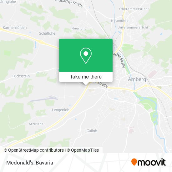 Карта Mcdonald's