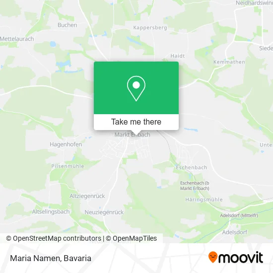 Карта Maria Namen
