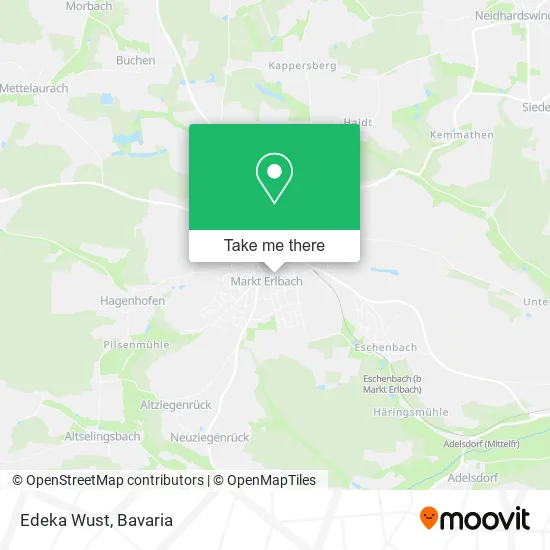 Карта Edeka Wust