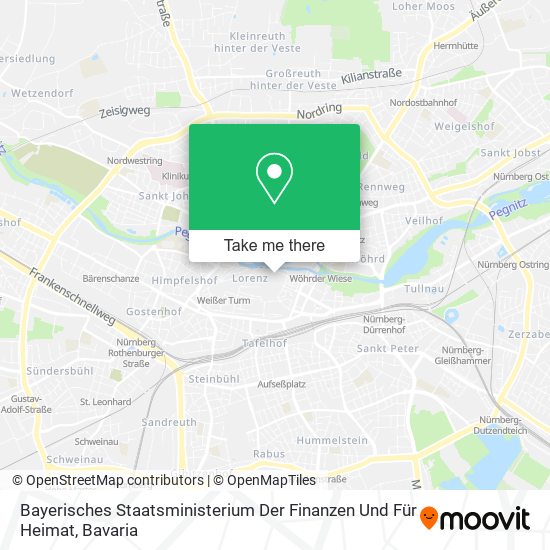Bayerisches Staatsministerium Der Finanzen Und Für Heimat map