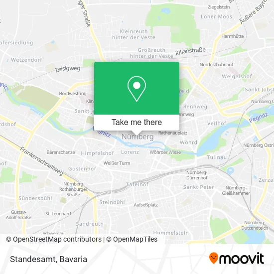 Карта Standesamt