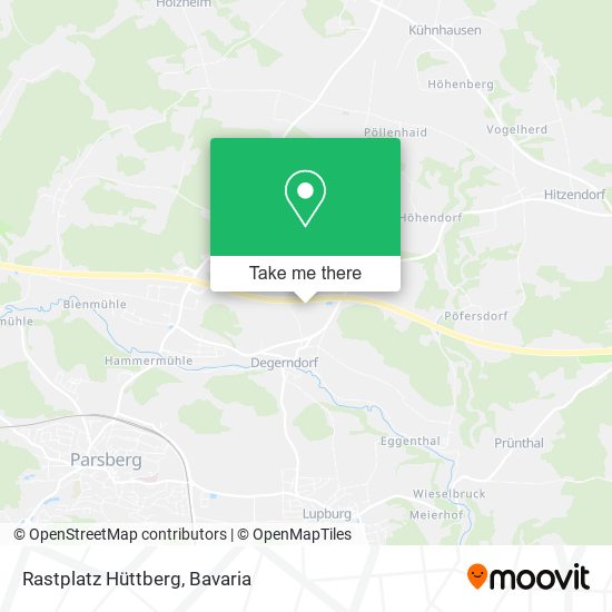 Rastplatz Hüttberg map