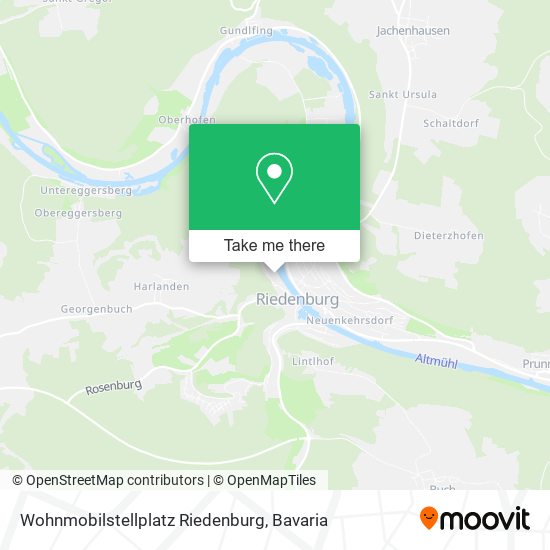 Карта Wohnmobilstellplatz Riedenburg