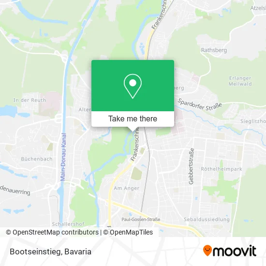 Карта Bootseinstieg