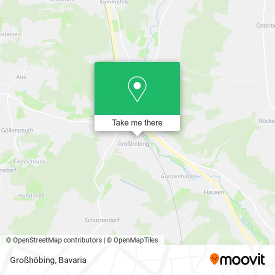 Карта Großhöbing