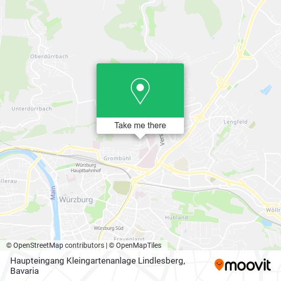 Карта Haupteingang Kleingartenanlage Lindlesberg