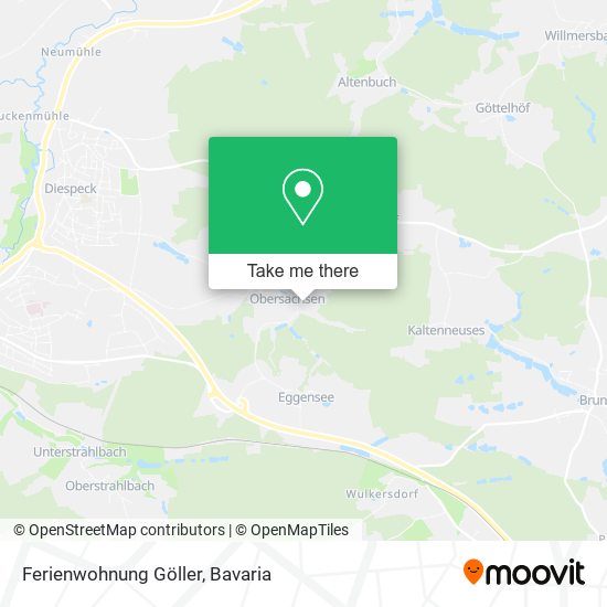 Ferienwohnung Göller map