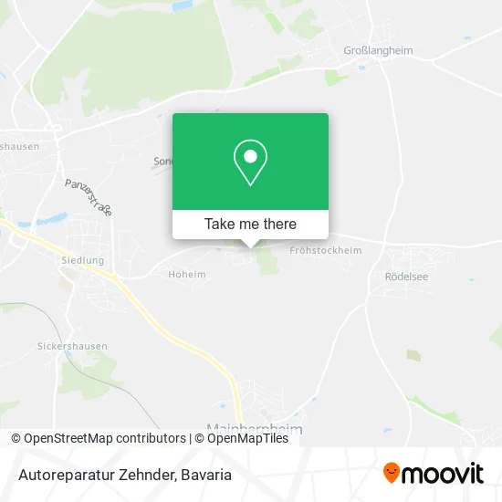 Карта Autoreparatur Zehnder