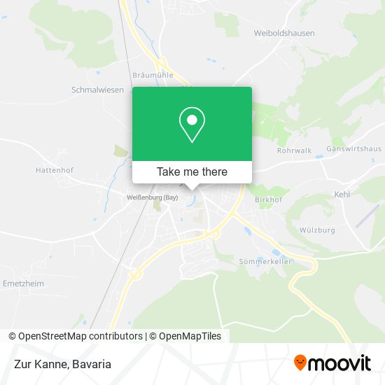 Zur Kanne map