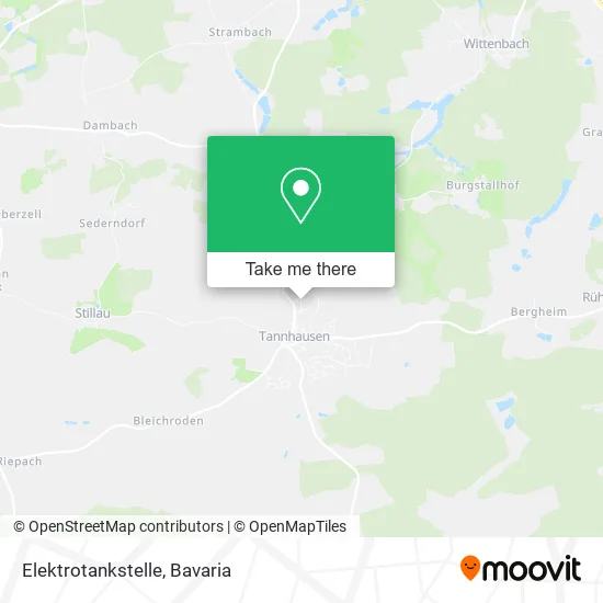 Карта Elektrotankstelle