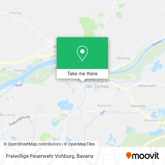 Карта Freiwillige Feuerwehr Vohburg