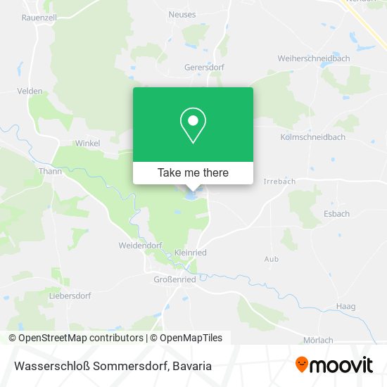 Wasserschloß Sommersdorf map