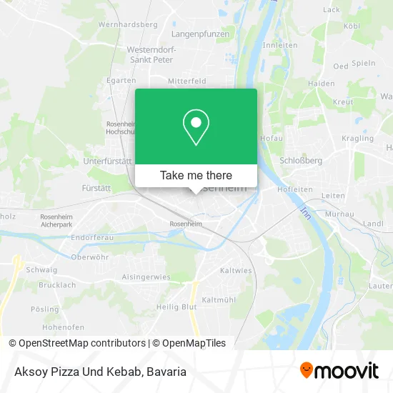 Карта Aksoy Pizza Und Kebab