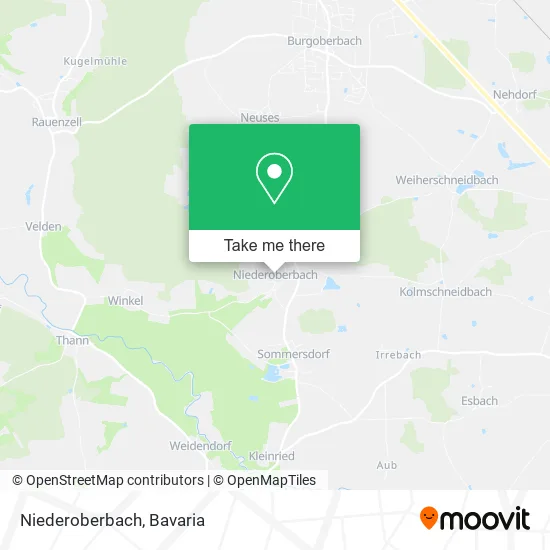 Карта Niederoberbach