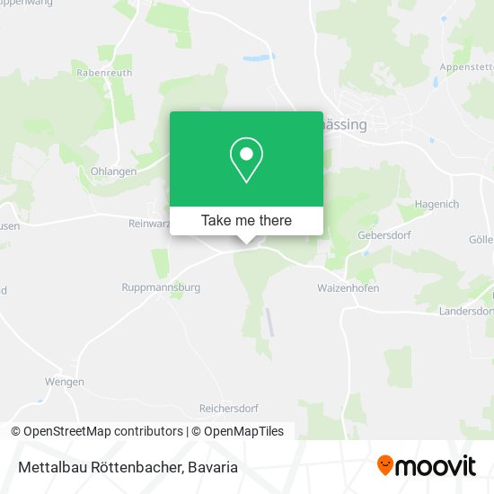Mettalbau Röttenbacher map