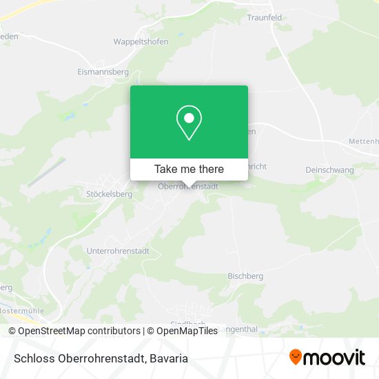 Schloss Oberrohrenstadt map