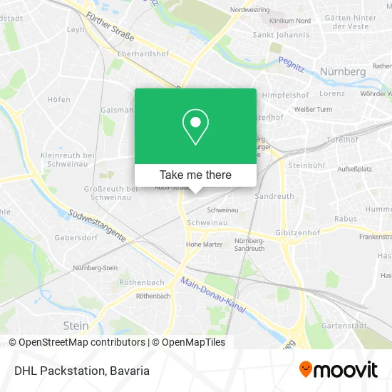 DHL Packstation map