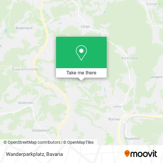 Карта Wanderparkplatz