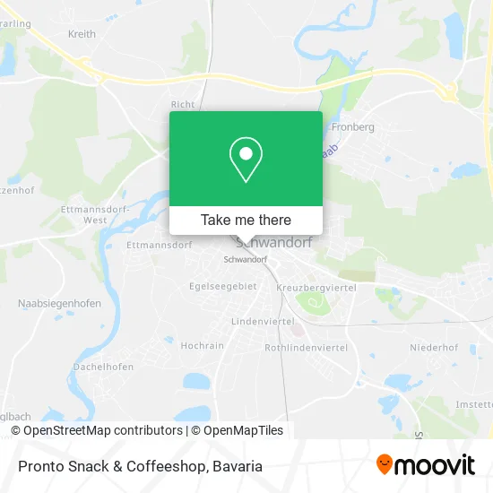 Карта Pronto Snack & Coffeeshop