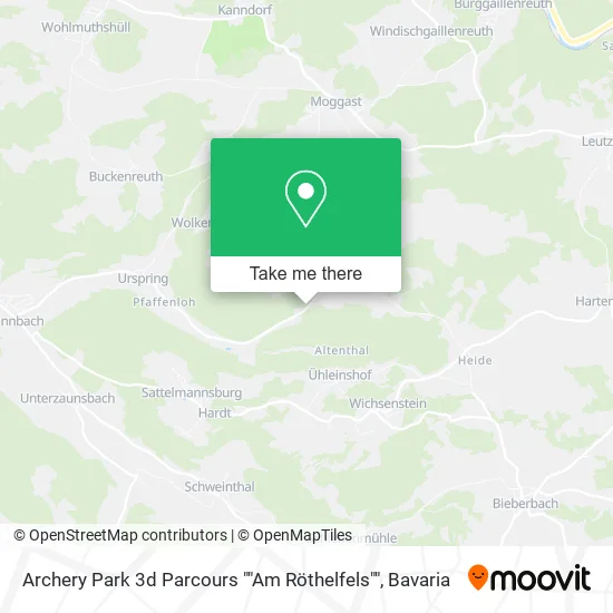 Карта Archery Park 3d Parcours ""Am Röthelfels""