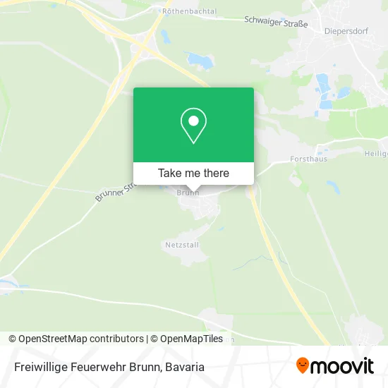 Карта Freiwillige Feuerwehr Brunn