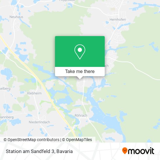 Station am Sandfeld 3 map