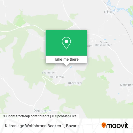 Карта Kläranlage Wolfsbronn Becken 1