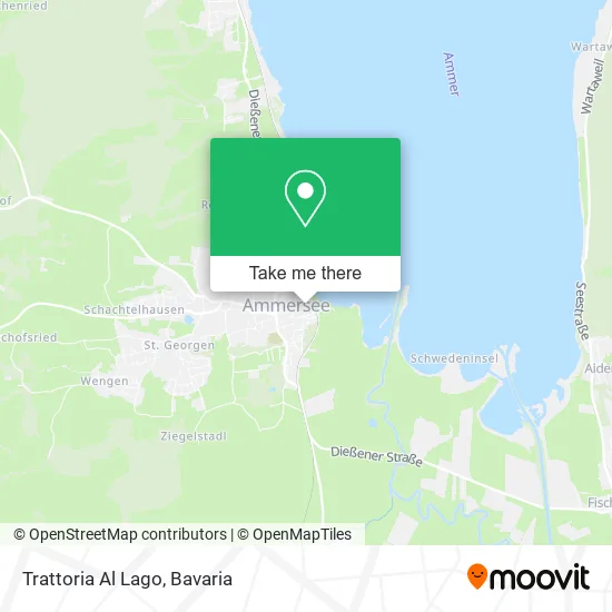 Карта Trattoria Al Lago