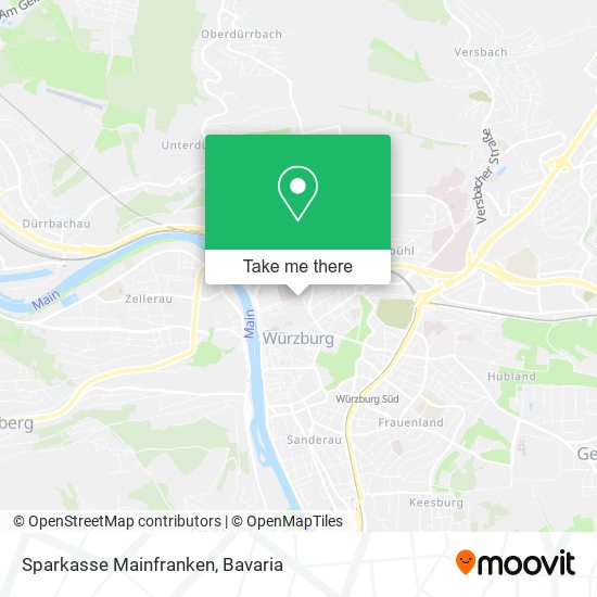 Sparkasse Mainfranken map