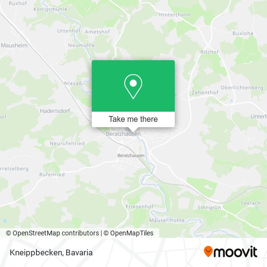 Kneippbecken map