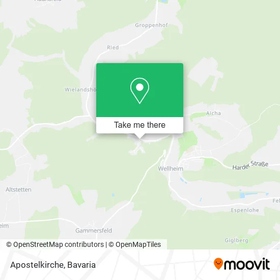 Карта Apostelkirche