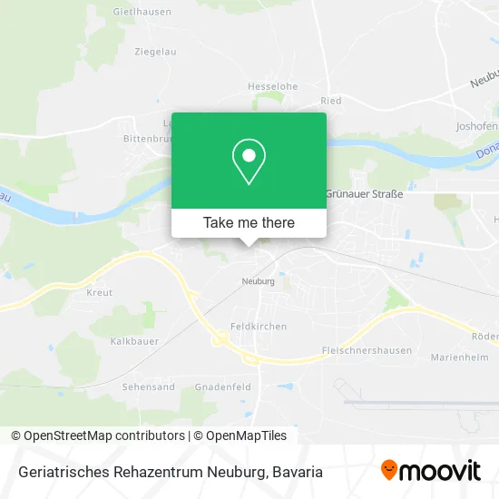 Карта Geriatrisches Rehazentrum Neuburg