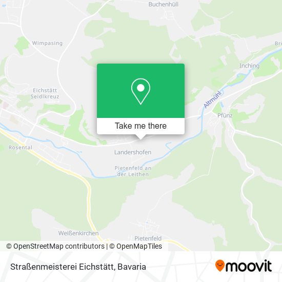 Карта Straßenmeisterei Eichstätt