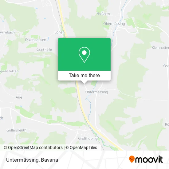 Карта Untermässing