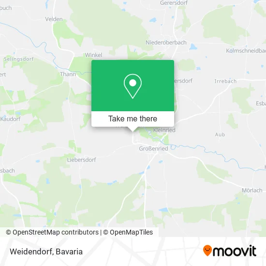 Карта Weidendorf