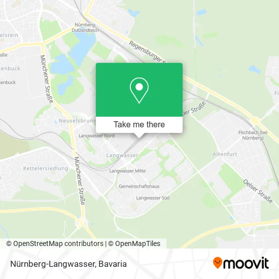 Карта Nürnberg-Langwasser