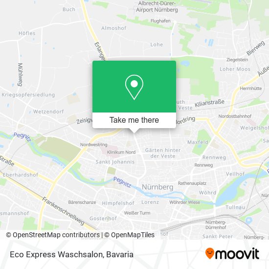 Eco Express Waschsalon map