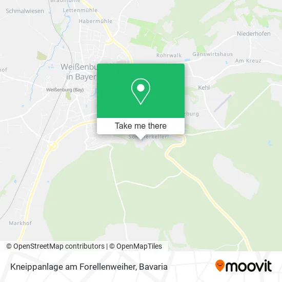 Карта Kneippanlage am Forellenweiher