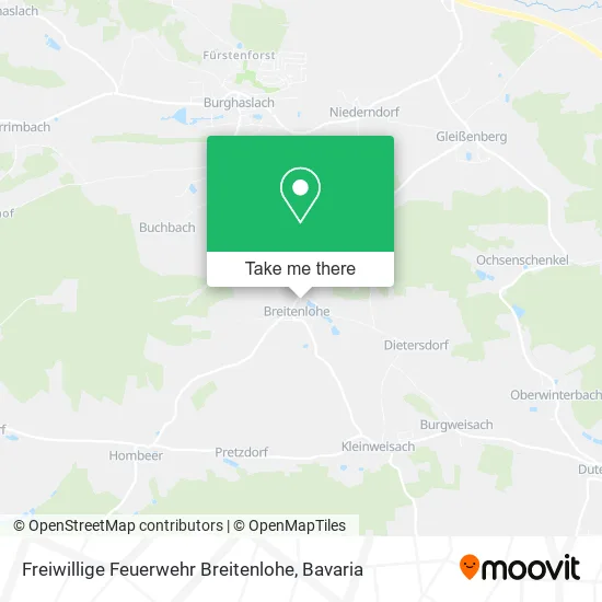 Карта Freiwillige Feuerwehr Breitenlohe