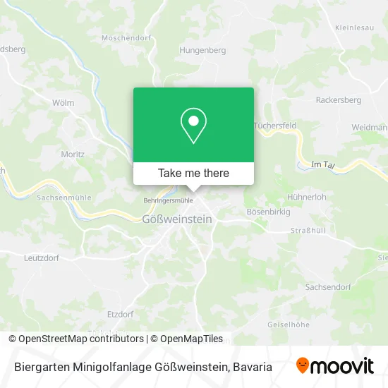 Карта Biergarten Minigolfanlage Gößweinstein