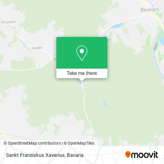 Sankt Franziskus Xaverius map