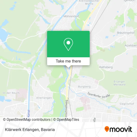 Карта Klärwerk Erlangen
