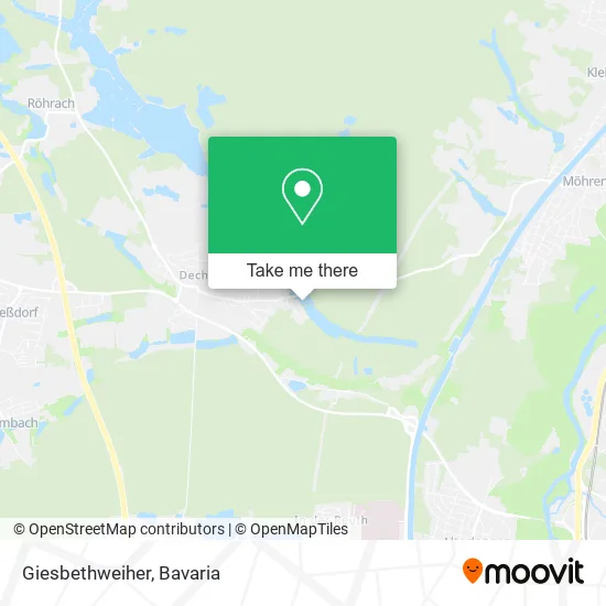 Карта Giesbethweiher