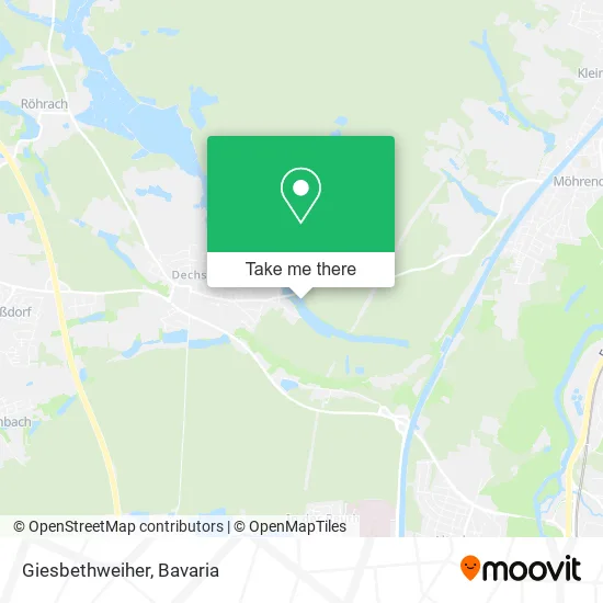 Карта Giesbethweiher
