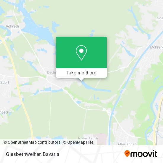 Карта Giesbethweiher
